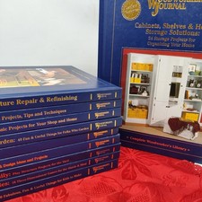 10X TOOLS TECHNIQUES Woodworker's Journal Complete Library DIY - HC VGC
