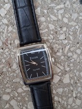 Orologio al quarzo Eiger Typ G693 da uomo rettangolare quadrante nero...
