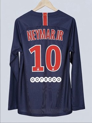 PSG 2018/19 Long Sleeve Neymar Jr. #10 Fly Emirates Nike XL Soccer