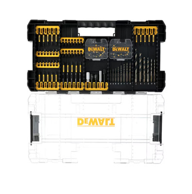 DEWALT FlexTorq 100-Piece Steel Multipurpose Drill Bit Set DWAFE100SET