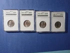 Lot of 4 Washington 25C 1944D 45S 62 62PR ANACS MS65 MS64 Lot WQ26 037 WQ26 049