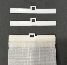 Lamellenhalter 89 bzw 127 zum Kürzen Lamellenvorhang/Vertikaljalousie Rollo weiß