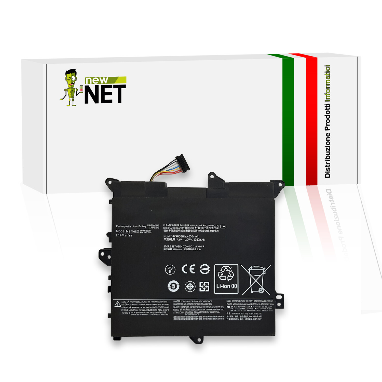 Batteria Lenovo Yoga 300-11IBY 80M0005XGE 7.4V - Test di Durata