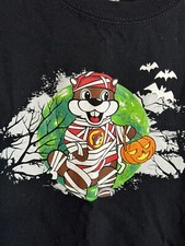 Bucee's Buc-ees Youth Kids Black Halloween Beaver T Shirt Medium EUC