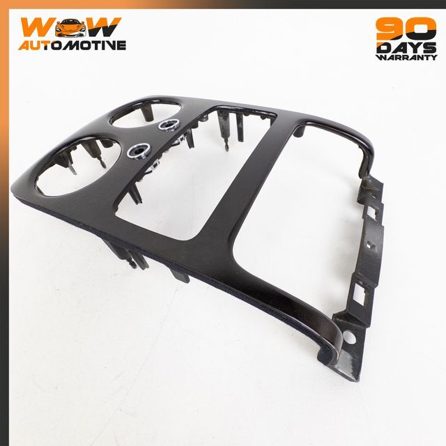 06-13 BENTLEY CONTINENTAL FLYING SPUR CENTER CONSOLE  AC AIR VENT TRIM BLACK OEM