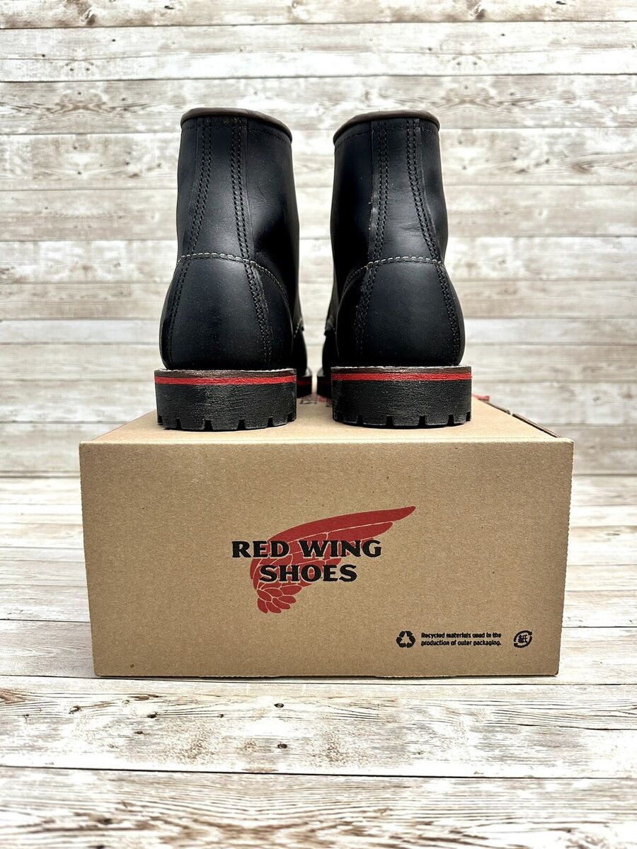 Red Wing x JXTA Limited Edition Moc Toe Boot Black 7.5 D Men Red Wing x JXTA Limited Edition Moc Toe Boot Black 7.5 D Men