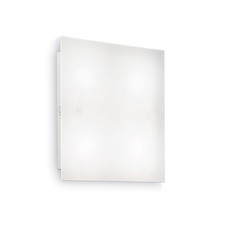Image of Modern White Ceiling Light With 4 Bulbs DL0811