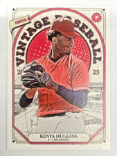2023 Onyx Vintage Baseball Base Card #OVKH Kenya Huggins Cincinnati Reds