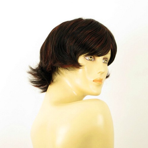 wig for women 100% natural hair black and red wick ref jenna 1b410 PERUK - Picture 8 of 8