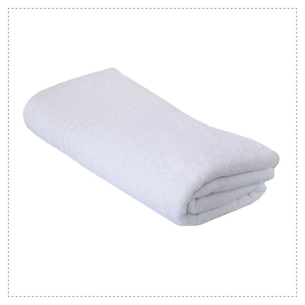 Glaeserhomestyle Dusch Handtuch |100% Baumwolle | 3Er Set 70 X 140 Cm (Weiß)-image