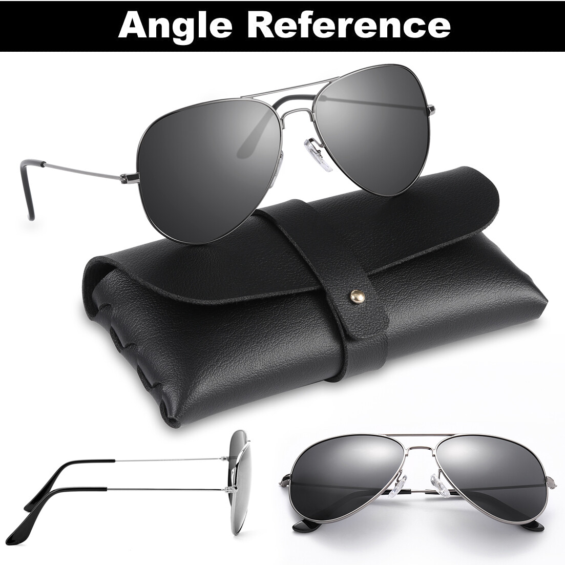 Polarized Aviator Sunglasses Ultralight Driving Outdoor Glasses for Men Women-image