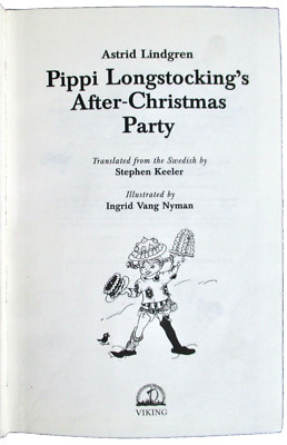 Pippi Langstrumpf After-Christmas Party von Astrid Lindgren, Hardcover.