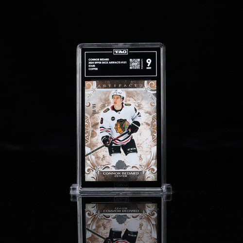 2024-25 Upper Deck Artifacts CONNOR BEDARD /99 Copper #151 Chicago Blackhawks - Picture 3 of 4