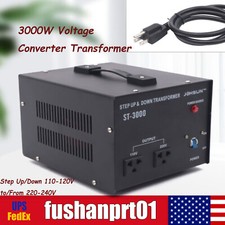 3000 Watt Voltage Converter Transformer Step Up/Down 110-120V to/From 220-240V