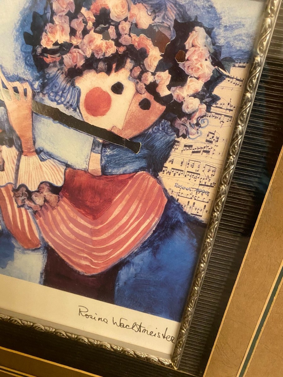 ROSINA WACHTMEISTER 油絵 音楽 Rosina Wachtmeister Lithograph