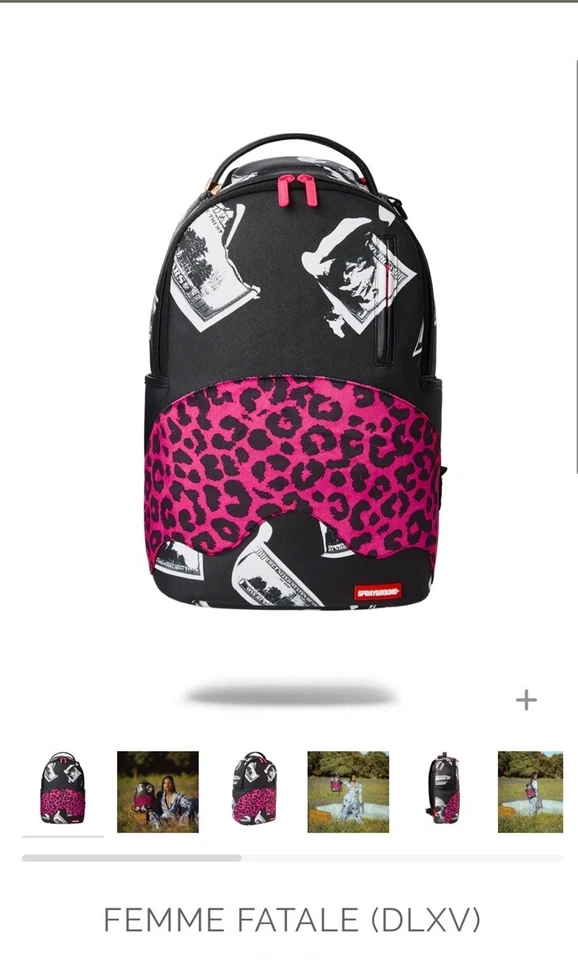 MOCHILA SPRAYGROUND FEMME FATALE (DLXV) EDICIÓN LIMITADA **¡AGOTADA EN TODAS PARTES!** Foto 2 de 4