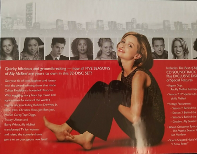 Ally McBeal The Complete Series DVD Seasons 1-5+Soundtrack CD+