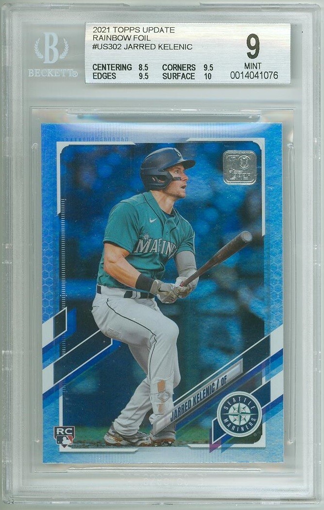 2021 Topps Update Rainbow Foil #US302 Jarred Kelenic (RC)  BGS 9