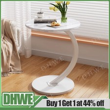 C-Shaped Compact Sofa Side End Table Coffee Laptop Table Living Room Bedroom UK