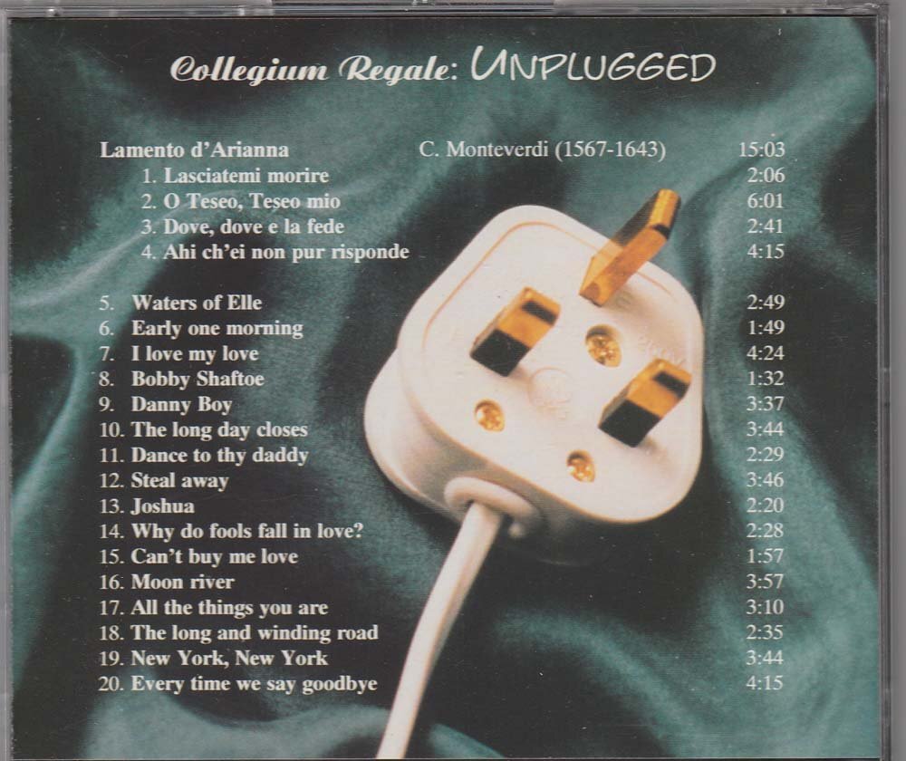 Monteverdi Unplugged (CD)