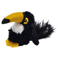Beeztees Katzenspielzeug Dschungel Kanoe Tukan Schwarz 20X10X5Cm Katzenminze