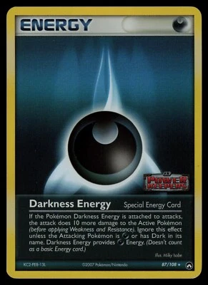Darkness Energy - 87/108 - Pokemon Card Ex Power Keepers Reverse Holo - LP - Photo 1/4