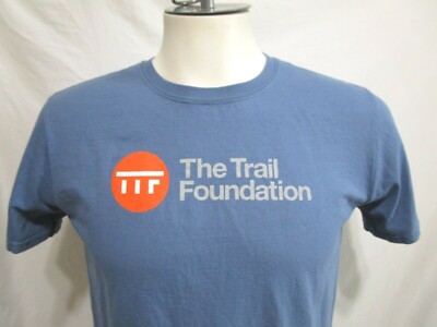 EUC!! The Trail Foundation ''Use It, Love It, Join It'' Hike & Bike T-Shirt Men M