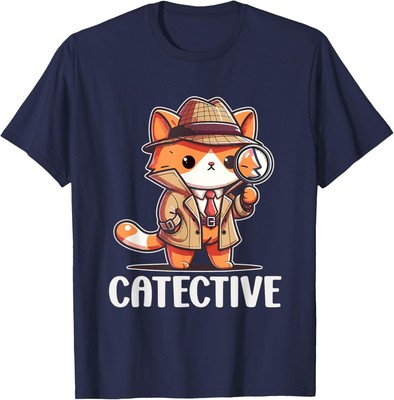 Private Investigator PI Funny Cat Detective Pun Spy T-Shirt Hoodie