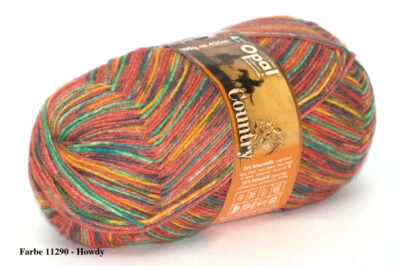 Opal Socken- und Pulloverwolle, 4fach, Country, verschiedene Farben