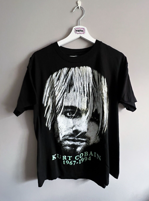 Nirvana  Cobain Memorial Tee 90’s Kurt Cobain Nirvana Memorial Tshirt Vintage 90s Rare | eBay UK