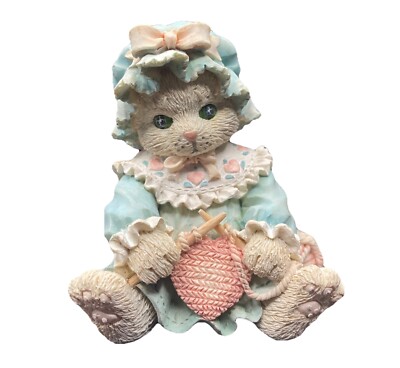 Enesco Calico Kittens Figurine 1994 Priscilla Hillman Friendship Mends The Heart