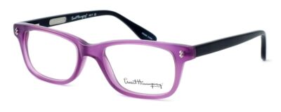 Ernest Hemingway Designer Blue Light Blocking Glasses H4617 in Purple-Black 52mm