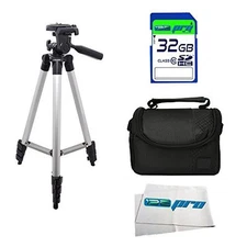 I3ePro 32GB Starter Kit With 50" Tripod for Canon T6I T5I T5 T3I T3 700D 600D 