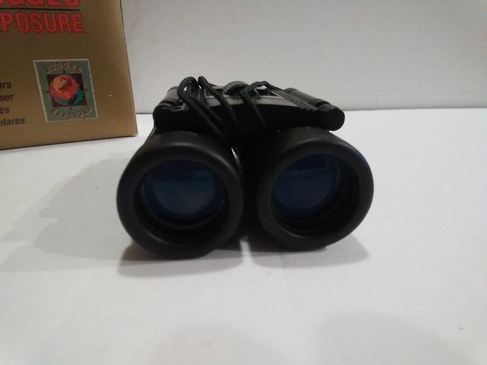 Vintage Rugged Exposure Binoculars 8-21mm Rubber Armored - Image 2 of 4