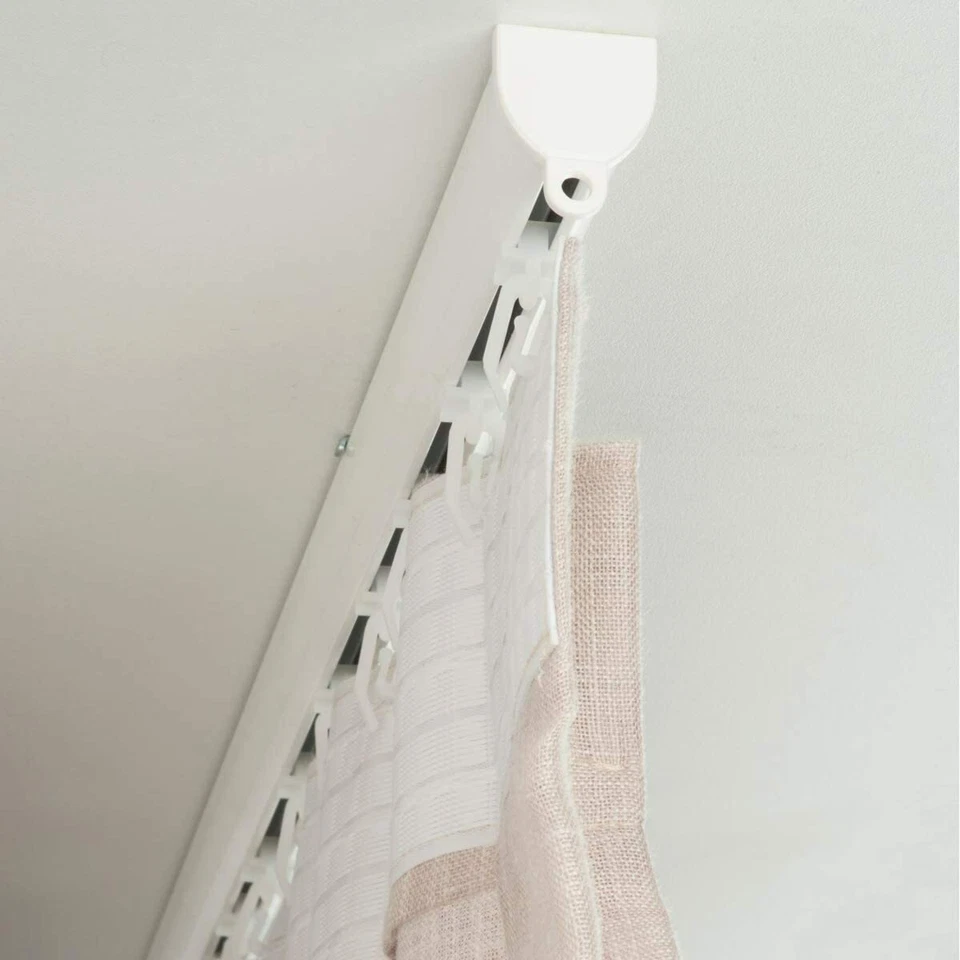 Bastoni e Binari per Tende in alluminio a Soffitto bastone tenda riloga zineffa - Immagine 4 di 4
