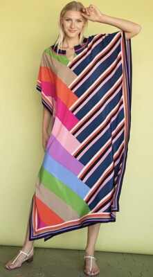 trina turk theodora silk maxi dress Theodora Caftan Maxi Dress
