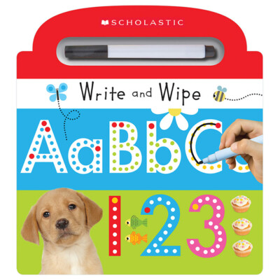 Write And Wipe Abc 123: Scholastic Early Learners (Write And Wipe)