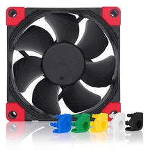 Noctua Chromax Black Swap 80mm 2200RPM PWM Case Fan w/Anti-Vibration Pads