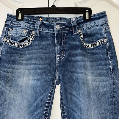 Miss Me Mid-Rise Bootcut Jeans Size 30 | eBay