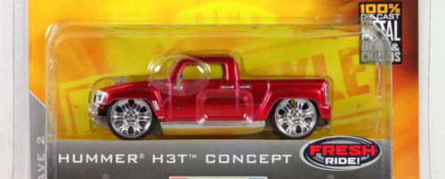 Jada Dub City Wave 2 Kustoms Hummer H3T Concept Pickup Truck Red #016 - Picture 1 of 6
