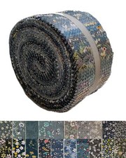 Jelly Roll Fabric - 20 Assorted Floral Prints 100 Cotton 40 Pre-Cut Strips 2...