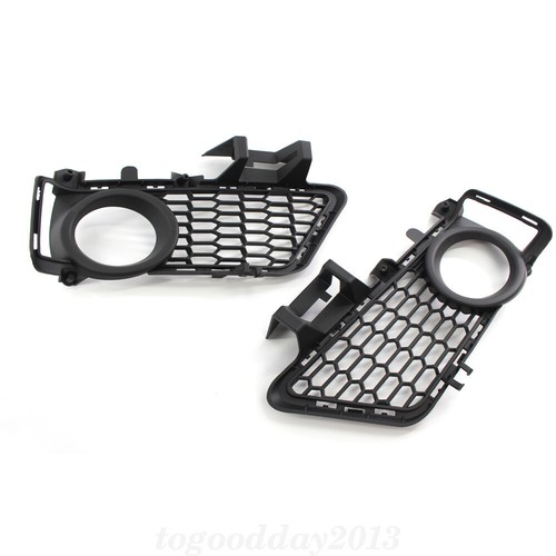 3PCS FOR BMW F30 F31 F35 M SPORT FRONT BUMPER FOG LIGHT GRILLE + CENTER GRILL - Picture 11 of 11