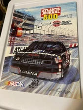 1990 Atlanta Journal 500 at Atlanta Nascar Race Program Nov 18, 1990
