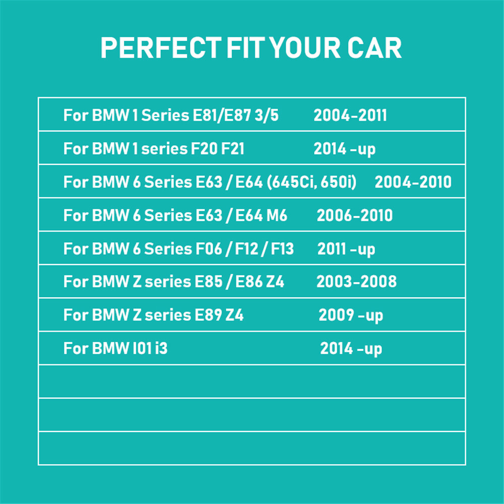 2X LED License Number Plate Lights For BMW E81 E87 E63 E64 E89 Z4 F20