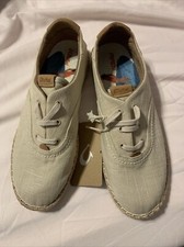 NEW Olukai Women's KAULA PA'A LI Linen Espadrille Sneakers Shoes Size 9