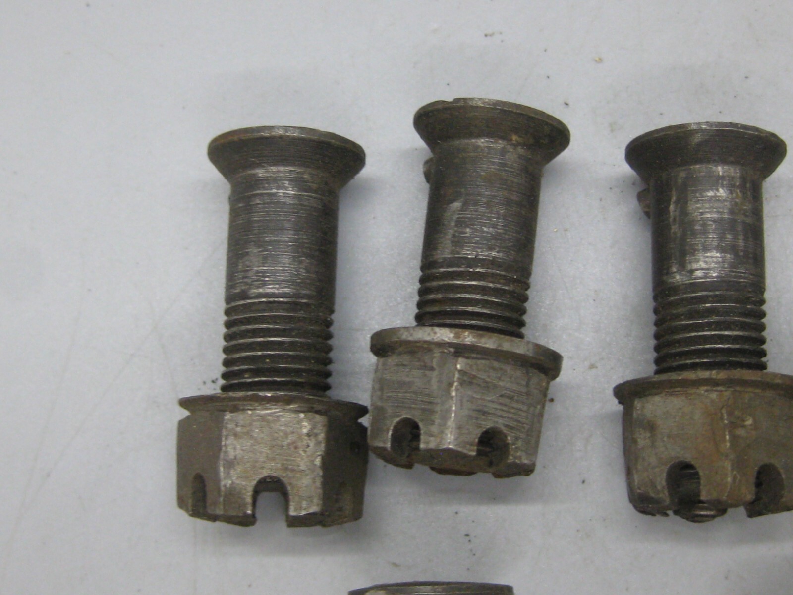 7- 1934-40 PRE WAR BUGATTI T35 TYPE 35 T75 75 FLYWHEEL CRANK BOLTS NUTS OEM!