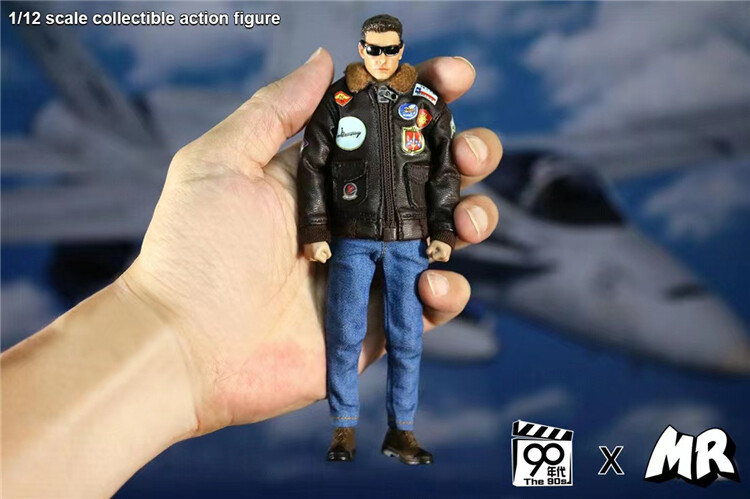 MRF90S-001: MR.FIGURE 1/12 Top Gun Tom Cruise 6