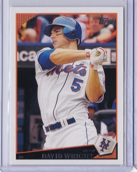 2009 Topps #100 DAVID WRIGHT NEW YORK METS ID01