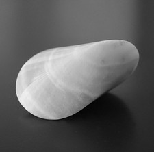 80mm Light Marble Oloid -Beautiful Geometric Shape Made in Switzerland by Kuboid