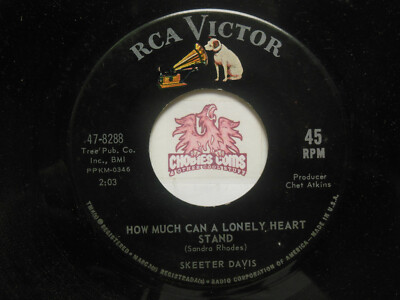 Skeeter Davis: He Says The Same Things To Me / How Much Can, 45 RPM G+ (XB)